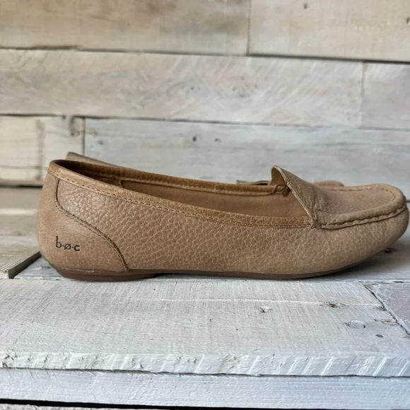 BOC Neutral Leather Slip On Loafers - Women's 7.5 - Picture 6 of 8